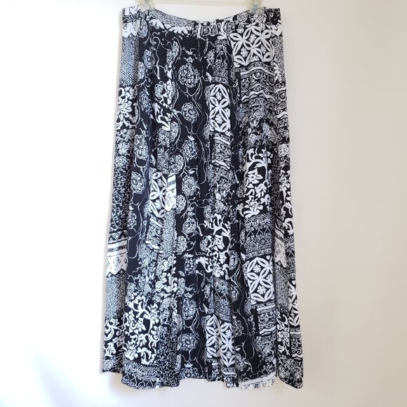 Y2K Vintage Ren Faire FairyGrunge Whimsigoth Lightweight Maxi Skirt -Lg. - Picture 1 of 5